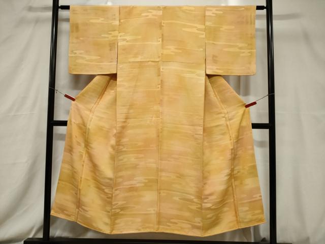 平和屋着物■上質な小紋 霞文 暈し染め 正絹 逸品 CABC4628dy
