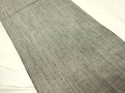 平和屋着物▽両面 全通柄袋帯 スリーシーズン 春夏秋 紬地 杢目文 正絹 逸品 CABC4665dy
