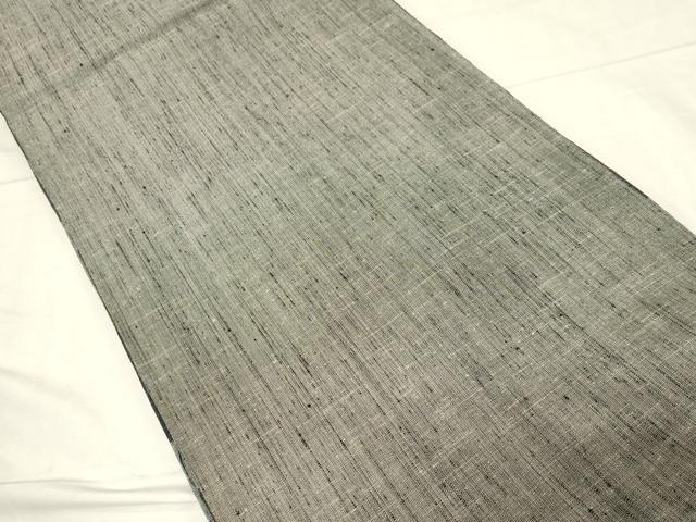 平和屋着物▽両面 全通柄袋帯 スリーシーズン 春夏秋 紬地 杢目文 正絹 逸品 CABC4665dy