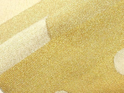 平和屋着物●綴れ 太鼓柄袋帯 エ霞文 金糸 正絹 逸品 CABC4716dy