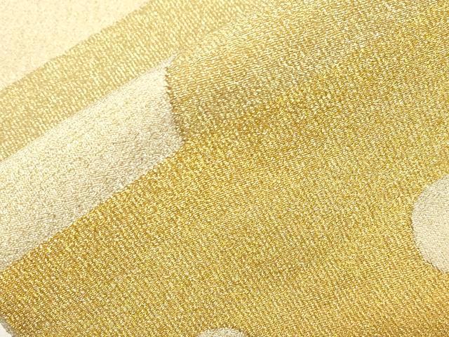 平和屋着物●綴れ 太鼓柄袋帯 エ霞文 金糸 正絹 逸品 CABC4716dy