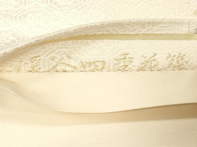 平和屋着物●六通柄袋帯 唐織 渓谷四季花筏 金銀糸 正絹 逸品 CABC4728dy