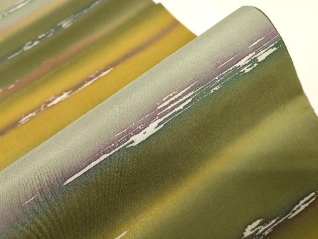 平和屋着物●全通柄袋帯 霞文 正絹 逸品 CABC4745dy