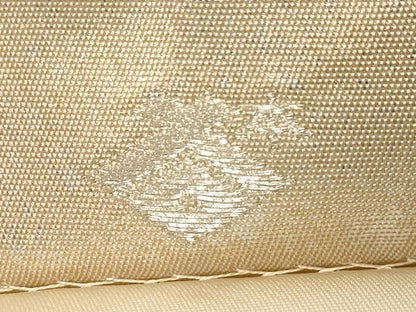 平和屋着物●西陣の名門 本家加納 六通柄袋帯 唐織 色紙重ね正倉院花文 金糸 引箔 正絹 逸品 CABC4749dy