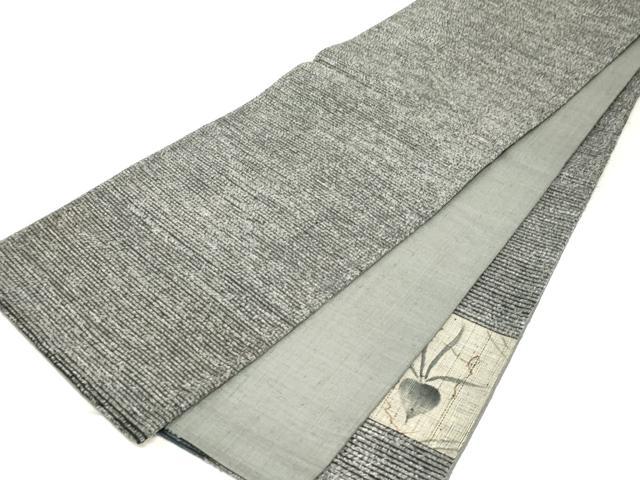 平和屋着物●太鼓柄袋帯　紬地　成り物　正絹　逸品　CABC4753dy