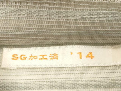 平和屋着物▽両面 太鼓柄袋帯 スリーシーズン 春夏秋 すくい織 草木丸文 銀糸 正絹 逸品 CABC4762dy