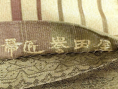 平和屋着物●創業280年　誉田屋源兵衛　両面　六通柄袋帯　源氏香舞花文　金銀糸　正絹　逸品　CABC4763dy