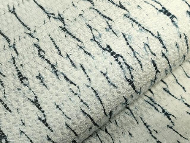 平和屋着物●両面 全通柄袋帯 杢目絞り 正絹 逸品 CABC4778dy