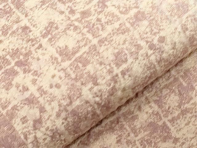 平和屋着物●両方向 全通柄袋帯 格子舞桜文 金通し地 正絹 逸品 CABC4789dy