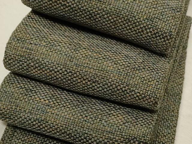 平和屋着物●男性 角帯 霞文 正絹 逸品 CABC4800dy