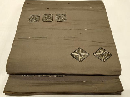 平和屋着物◎両面　太鼓柄　京袋帯　鳳凰花文　金糸　正絹　逸品　CABC4821in