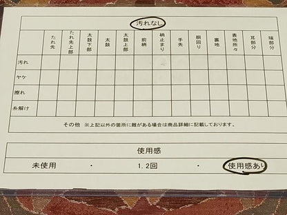平和屋着物◎六通柄袋帯　沙羅大島　金糸　正絹　逸品　CABC4858in