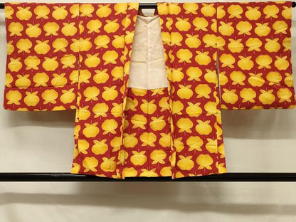 平和屋着物＃羽織 草花文 正絹 逸品 CABC4879in