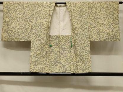平和屋着物＃羽織 幾何学文様 正絹 逸品 CABC4923in