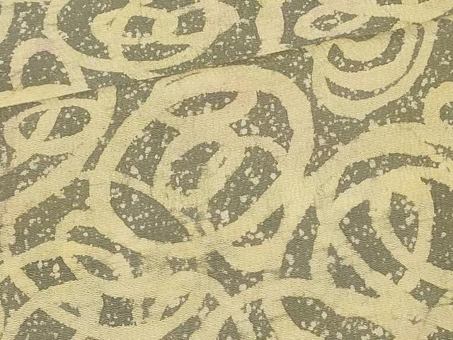 平和屋着物＃羽織 幾何学文様 正絹 逸品 CABC4923in