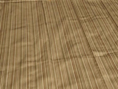 平和屋着物＃道行コート　単衣　縞　ロング丈　正絹　逸品　CABC4928in