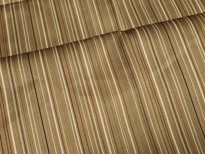 平和屋着物＃道行コート　単衣　縞　ロング丈　正絹　逸品　CABC4928in