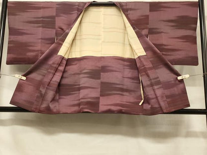 平和屋着物＃道行コート 霞文 暈し染め 正絹 逸品 CABC4936in
