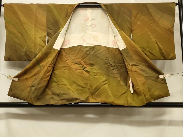 平和屋着物＃道行コート　流水文　暈し染め　正絹　逸品　CABC4974in