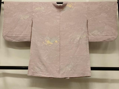 平和屋着物＃羽織　吉祥草花文　金銀糸　正絹　逸品　CABC4975in