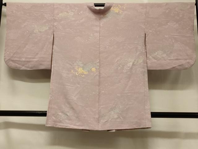 平和屋着物＃羽織　吉祥草花文　金銀糸　正絹　逸品　CABC4975in