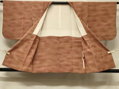 平和屋着物＃虹色創家 本郷大田子 道行コート 霞文 暈し染め 正絹 逸品 CABC5012in