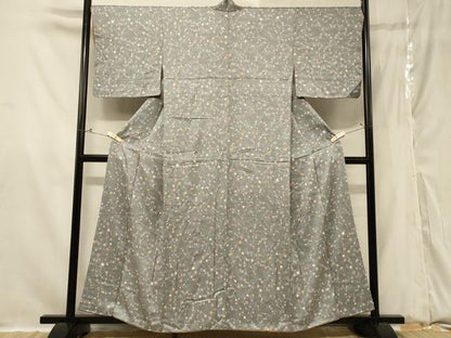 平和屋着物■上質な小紋 舞花文 正絹 逸品 CABC5101in