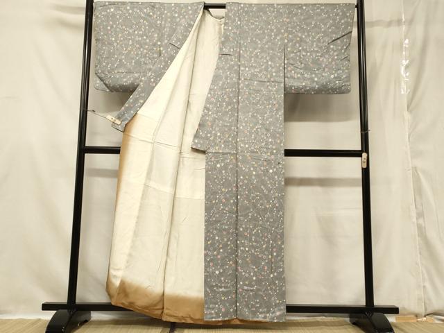 平和屋着物■上質な小紋 舞花文 正絹 逸品 CABC5101in