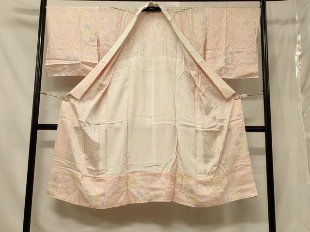 平和屋着物□長襦袢 無双仕立て 舞花地紋 暈し染め 正絹 逸品 CABC5103in