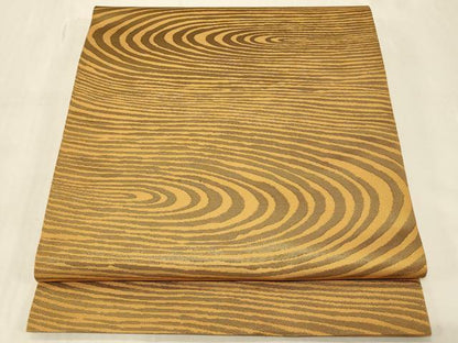 平和屋着物◎全通柄　本袋帯　杢目文　正絹　逸品　CABC5118in