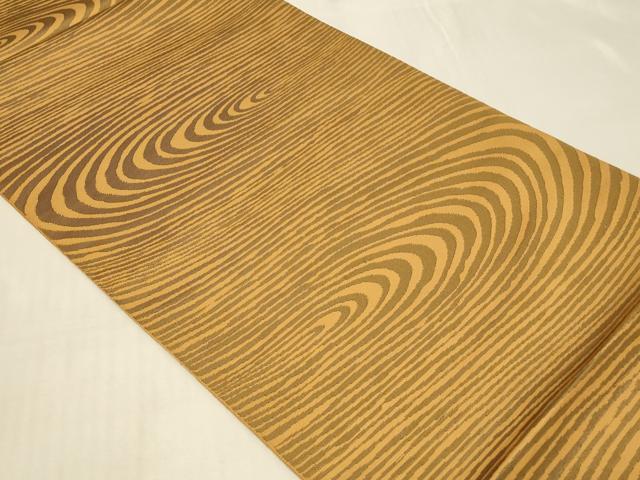 平和屋着物◎全通柄　本袋帯　杢目文　正絹　逸品　CABC5118in