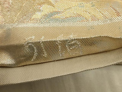 平和屋着物◎佐賀小袖錦　六通柄袋帯　鳳凰箔散らし　金銀糸　引箔　正絹　逸品　CABC5140in