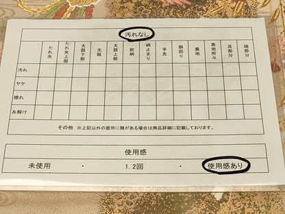 平和屋着物◎六通柄袋帯　唐織　鳳凰草花文　金糸　引箔　正絹　逸品　CABC5141in