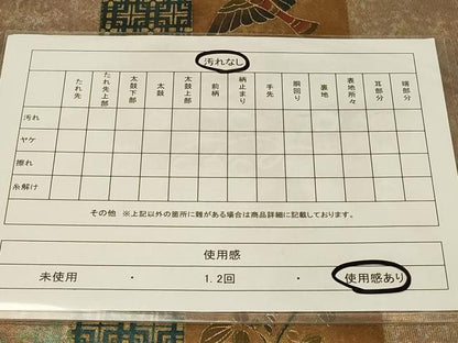 平和屋着物◎太鼓柄袋帯　螺鈿　短冊花鳥文　金彩　引箔　正絹　逸品　CABC5149in