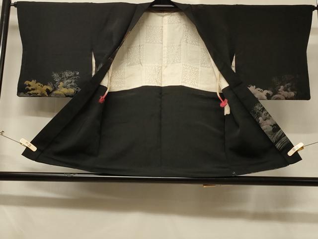平和屋着物＃羽織 寿光織 立波文 金糸 正絹 逸品 CABC5188in