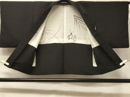 平和屋着物＃羽織 寿光織 枝花文 金糸 正絹 逸品 CABC5190in
