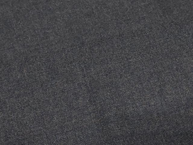 平和屋着物∞男性　和装コート　角袖　藍鉄色　ロング丈　ウール　CABC5200in