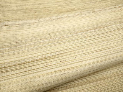 平和屋着物●インド・アッサム 野蚕糸 手織 ムガシルク 両面 全通柄袋帯 横段文 正絹 逸品 CABC5204hy