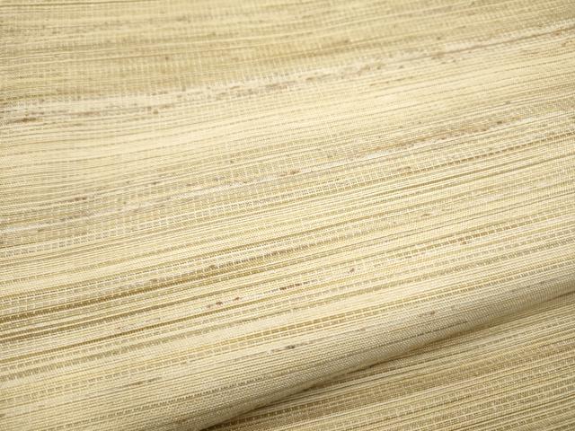平和屋着物●インド・アッサム 野蚕糸 手織 ムガシルク 両面 全通柄袋帯 横段文 正絹 逸品 CABC5204hy