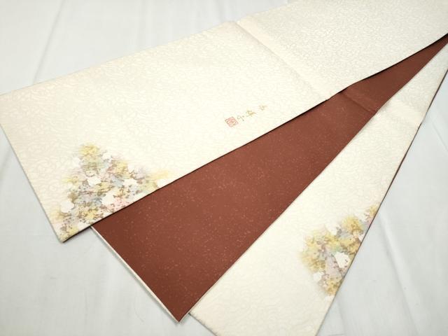平和屋着物●太鼓柄袋帯 作家物 霞文 正絹 逸品 CABC5210hy