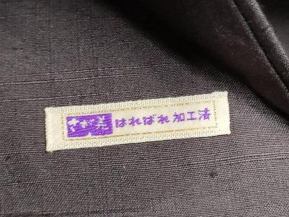 平和屋着物●九寸名古屋帯 紬地 舞桜文 さが美扱い 正絹 逸品 CABC5256hy
