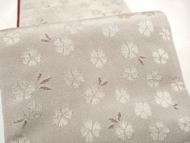 平和屋着物●両面 半幅帯 舞桜 CABC5262hy