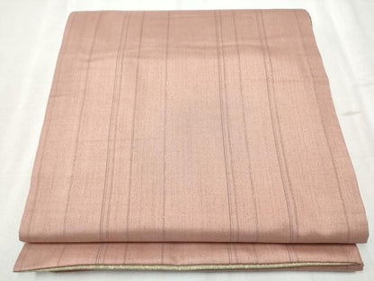 平和屋着物●両面 太鼓柄袋帯 本場大島紬地 風景文 正絹 逸品 CABC5275hy