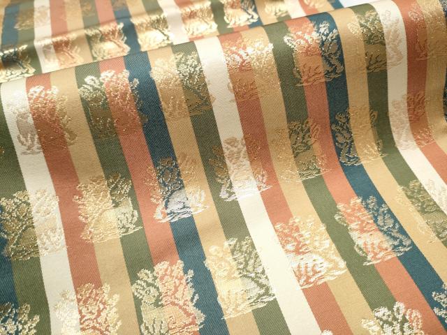 平和屋着物●全通柄袋帯 花兎 金糸 正絹 逸品 未使用 CABC5310hy