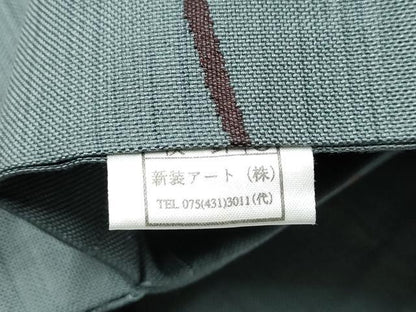 平和屋着物●九寸名古屋帯 草花文 正絹 逸品 CABC5322hy