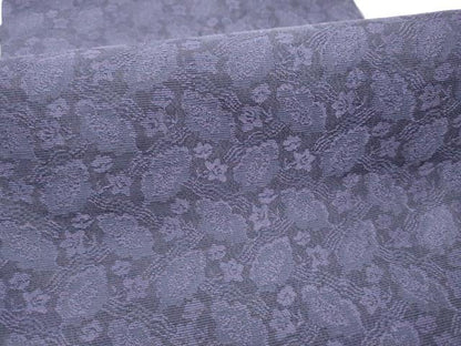 平和屋着物●両面 六通柄袋帯 横段霞文 金糸 正絹 逸品 CABC5377hy