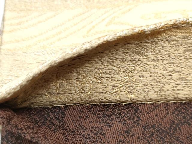 平和屋着物●両面 六通柄袋帯 唐織 辻が花 正絹 逸品 CABC5403hy
