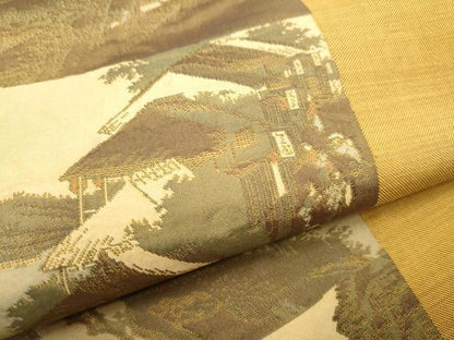 平和屋着物●名門木屋太 今河織物 六通柄袋帯 日本百景 正絹 逸品 CABC5413hy
