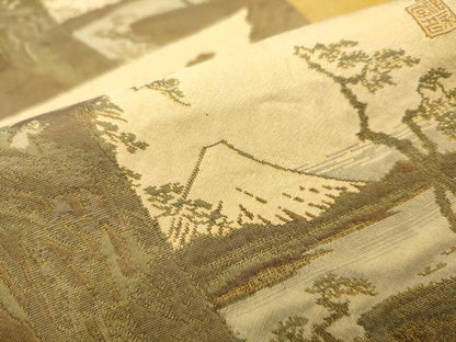 平和屋着物●名門木屋太 今河織物 六通柄袋帯 日本百景 正絹 逸品 CABC5413hy
