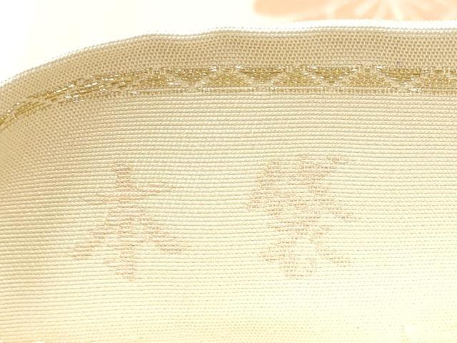 平和屋着物●六通柄袋帯 唐織 花唐草文 正絹 逸品 CABC5414hy